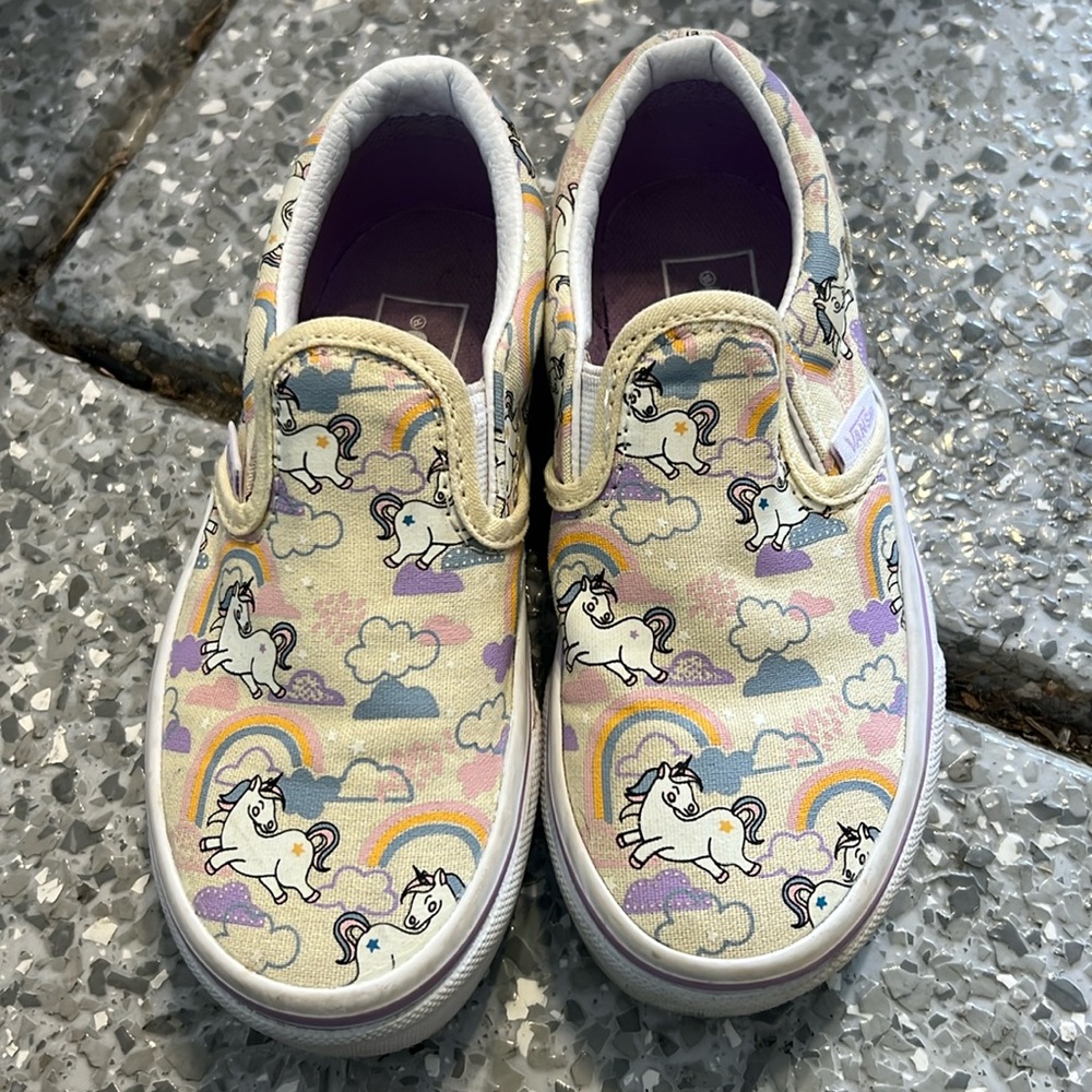 Kids unicorn vans